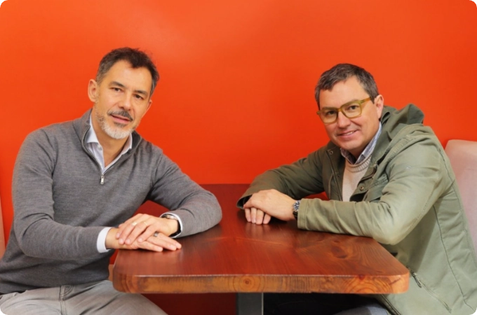 Hugo Ovando y Sebastian Segura