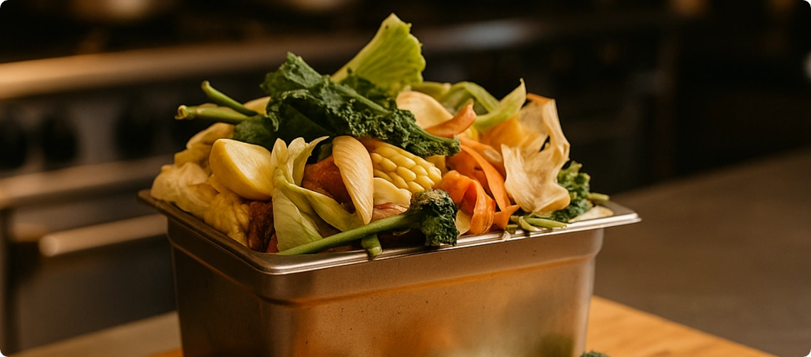 Residuos de cocina compostables