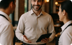 Lider de un restaurante