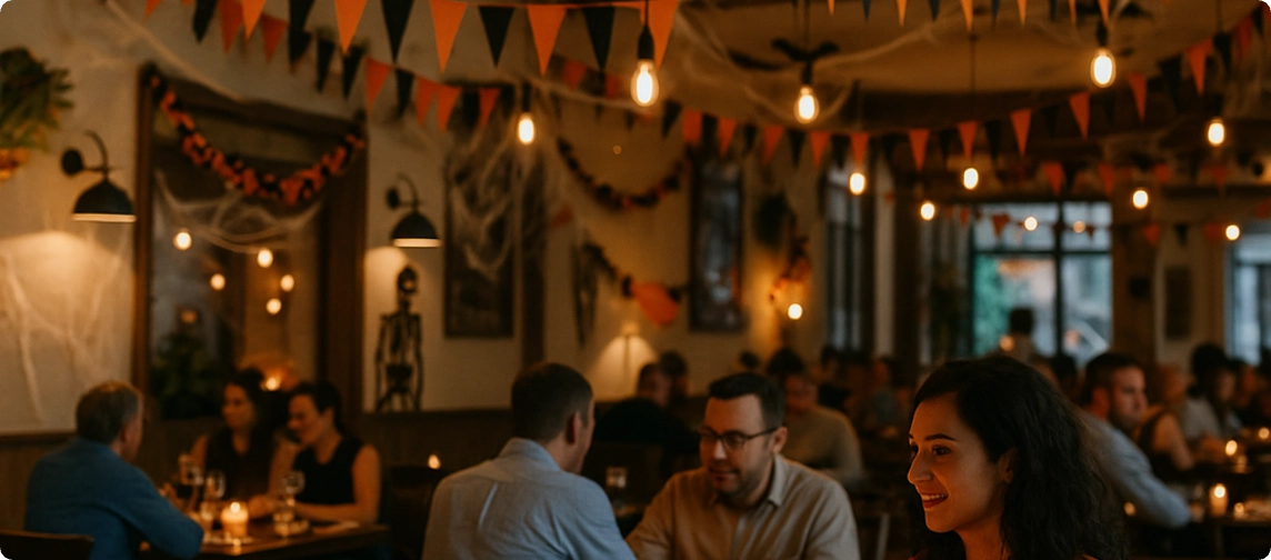 restaurante tematico de halloween
