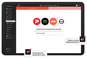 tablet con integraciones de toteat