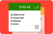 Detalle Kitchen Display System de Toteat