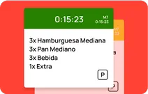 Detalle Kitchen Display System de Toteat