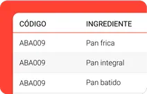 detalle de interfaz de Toteat