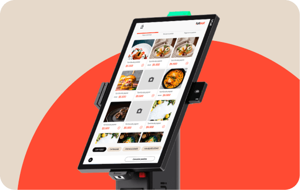 kiosco de auto servicio con sistema Toteat