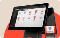 Hardware con sistema POS Toteat